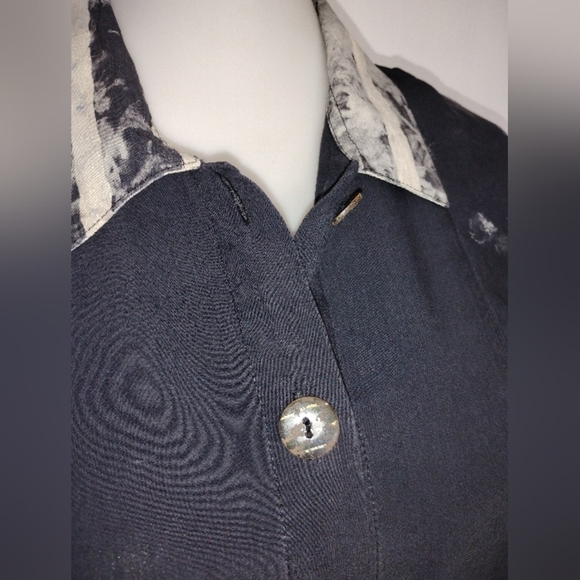 CROPPED RAYON BALI BLOUSE - Picture 8 of 8